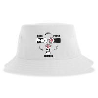 Rock Paper Scissors Cat Paws Sustainable Bucket Hat