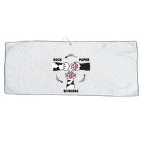 Rock Paper Scissors Cat Paws Large Microfiber Waffle Golf Towel
