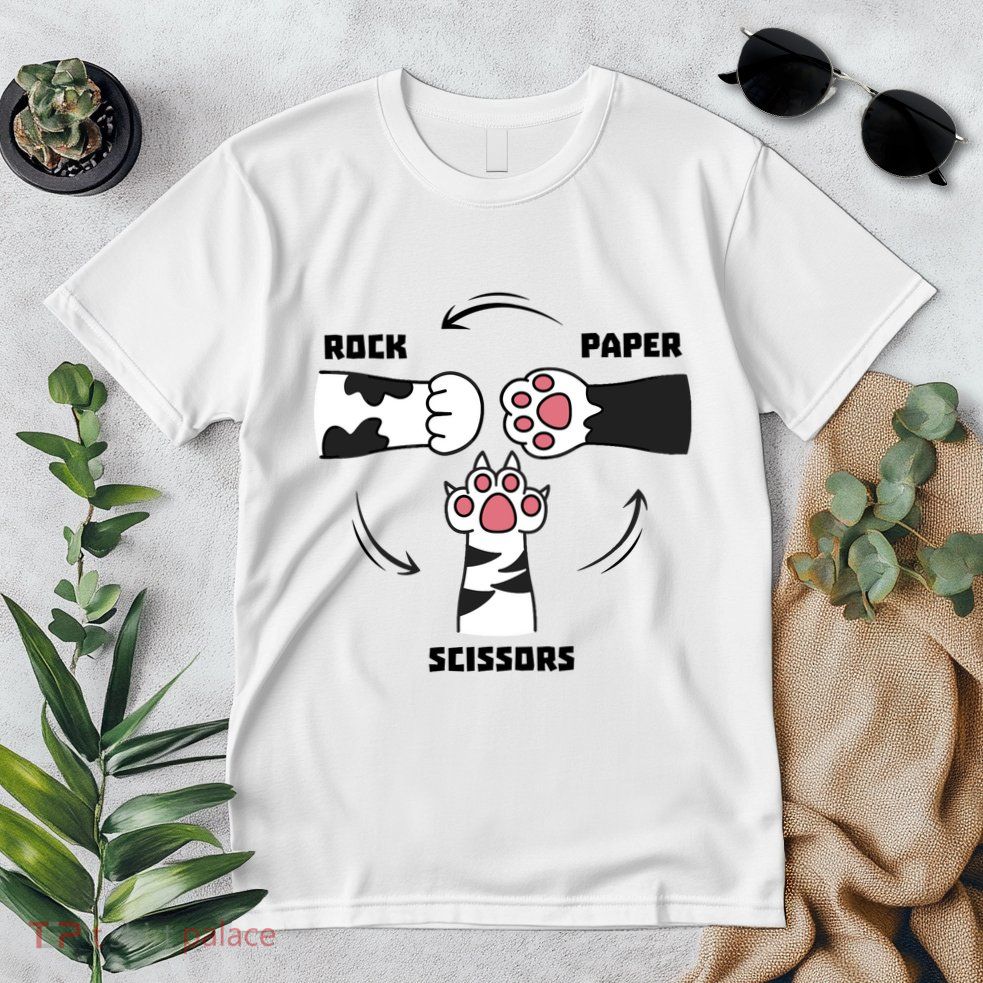 Rock Paper Scissors Cat Paws Premium T-Shirt
