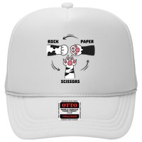Rock Paper Scissors Cat Paws Trucker Hat