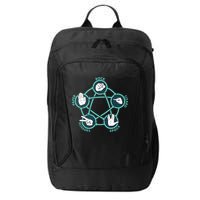 Rock Paper Scissors Lizard Spock City Backpack