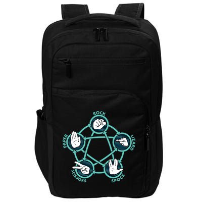 Rock Paper Scissors Lizard Spock Impact Tech Backpack