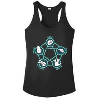 Rock Paper Scissors Lizard Spock Ladies PosiCharge Competitor Racerback Tank