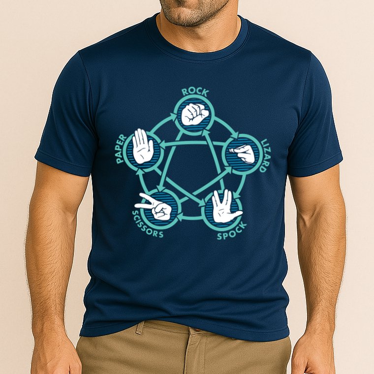 Rock Paper Scissors Lizard Spock Performance Shirt