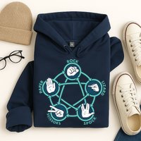Rock Paper Scissors Lizard Spock Hoodie