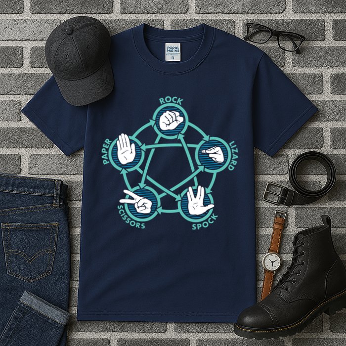 Rock Paper Scissors Lizard Spock Tall T-Shirt