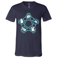 Rock Paper Scissors Lizard Spock V-Neck T-Shirt