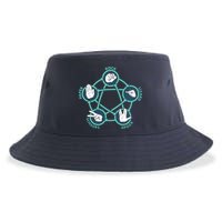 Rock Paper Scissors Lizard Spock Sustainable Bucket Hat