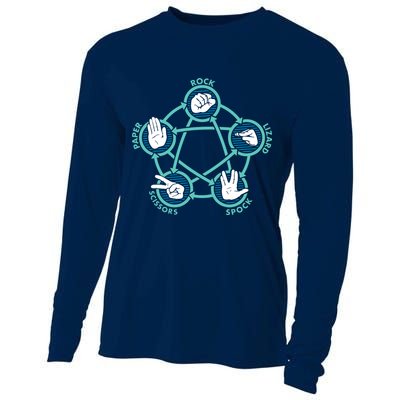 Rock Paper Scissors Lizard Spock Cooling Performance Long Sleeve Crew