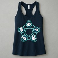 Rock Paper Scissors Lizard Spock Womens Tank Top