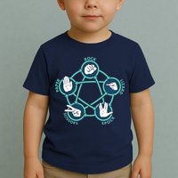 Rock Paper Scissors Lizard Spock Toddler T-Shirt