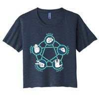 Rock Paper Scissors Lizard Spock Crop Top