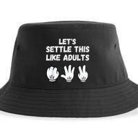 Rock Paper Scissors Lets Settle This Like Adults Sustainable Bucket Hat