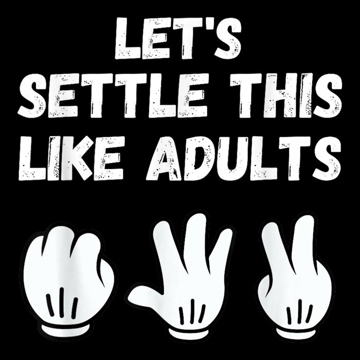 Rock Paper Scissors Lets Settle This Like Adults Sustainable Bucket Hat