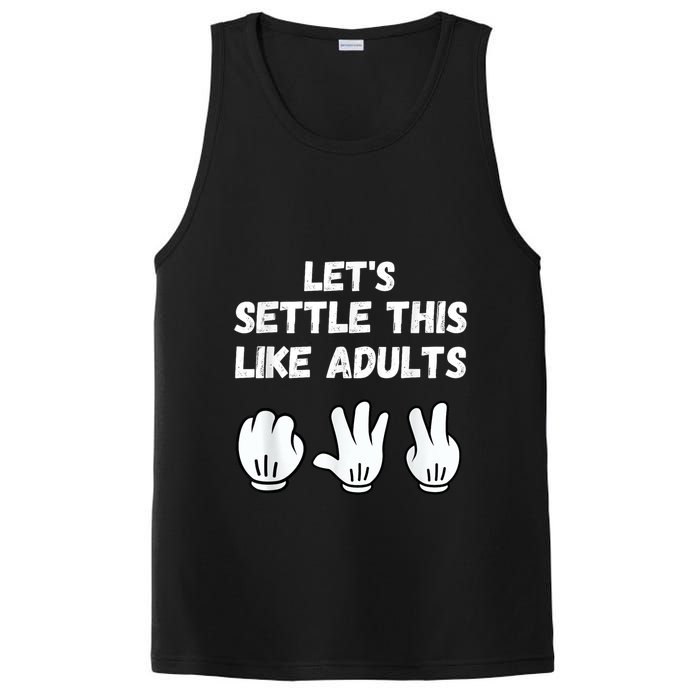 Rock Paper Scissors Lets Settle This Like Adults PosiCharge Competitor Tank
