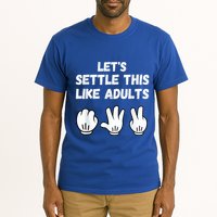 Rock Paper Scissors Lets Settle This Like Adults Tall T-Shirt