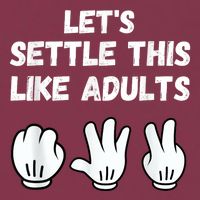 Rock Paper Scissors Lets Settle This Like Adults 16oz Travel Tumbler