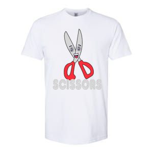 Rock Paper Scissors Funny Group Halloween Costumes Softstyle CVC T-Shirt