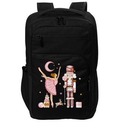 Retro Pink Sugar Plum Fairy Nutcracker Christmas Cute Xmas Impact Tech Backpack