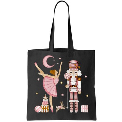 Retro Pink Sugar Plum Fairy Nutcracker Christmas Cute Xmas Tote Bag