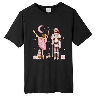 Retro Pink Sugar Plum Fairy Nutcracker Christmas Tall Fusion ChromaSoft Performance T-Shirt