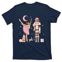 Retro Pink Sugar Plum Fairy Nutcracker Christmas T-Shirt