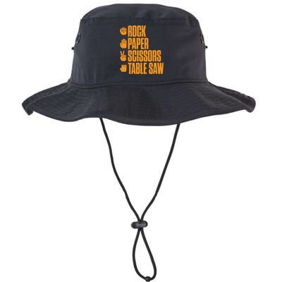 Rock Paper Scissors Table Saw Funny Carpenter Hoodie Bucket Hat