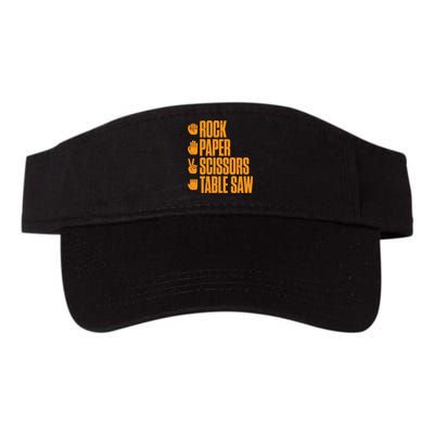 Rock Paper Scissors Table Saw Funny Carpenter Hoodie Visor