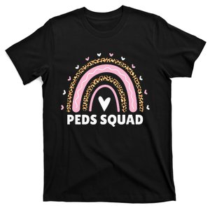 Rainbow Peds Squad Pediatric Nurse PEDS Pediatrician T-Shirt