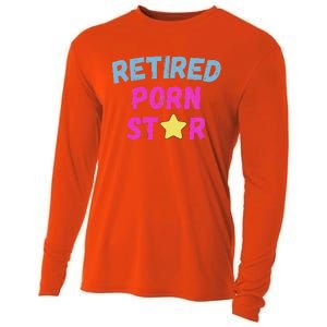 Retired Porn Star Cooling Performance Long Sleeve Crew