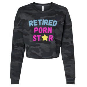 Retired Porn Star Cropped Pullover Crew