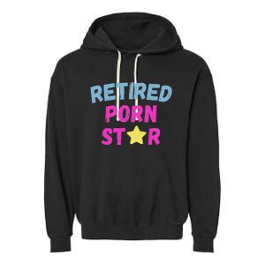 Retired Porn Star Garment-Dyed Fleece Hoodie