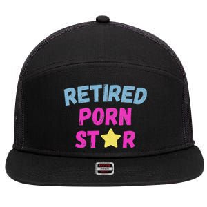 Retired Porn Star 7 Panel Mesh Trucker Snapback Hat