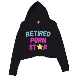 Retired Porn Star Crop Fleece Hoodie