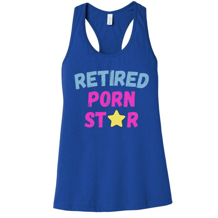 Retired Porn Star Women's Racerback Tank