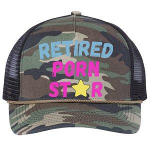 Retired Porn Star Retro Rope Trucker Hat Cap