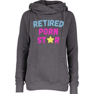 Retired Porn Star Womens Funnel Neck Pullover Hood