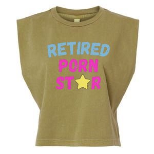 Retired Porn Star Garment-Dyed Women's Muscle Tee