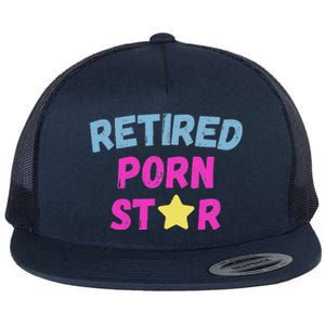 Retired Porn Star Flat Bill Trucker Hat