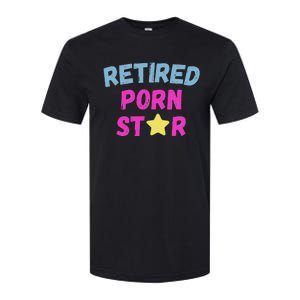 Retired Porn Star Softstyle CVC T-Shirt