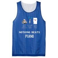 Rock Paper Scissors Piano Cool Classical Music Lovers Funny Gift Mesh Reversible Basketball Jersey Tank