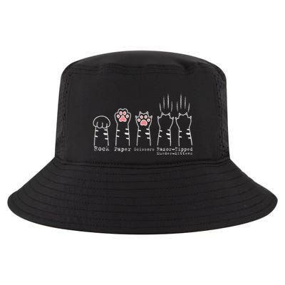 Rock Paper Scissors Cat Funny Kitten Cute Paw Cool Comfort Performance Bucket Hat