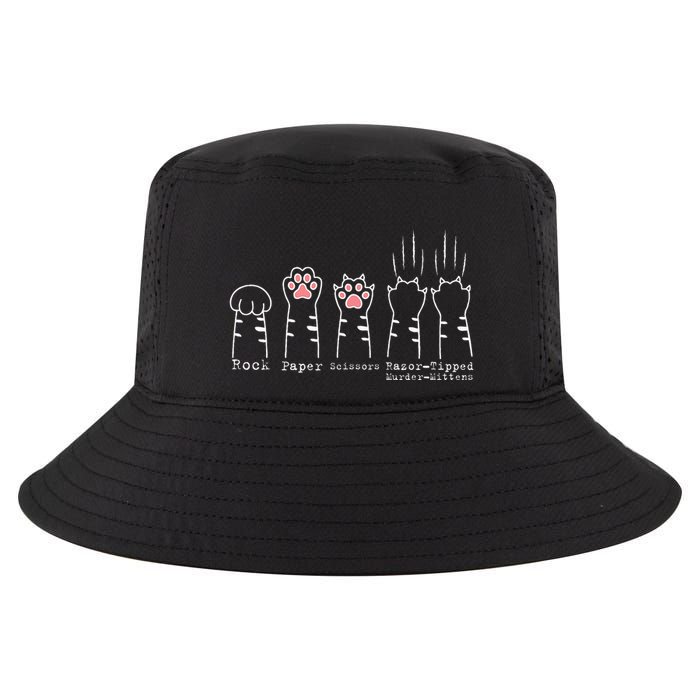 Rock Paper Scissors Cat Funny Kitten Cute Paw Cool Comfort Performance Bucket Hat