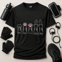 Rock Paper Scissors Cat Funny Kitten Cute Paw Performance Shirt
