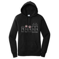Rock Paper Scissors Cat Funny Kitten Cute Paw Women's Pullover Hoodie
