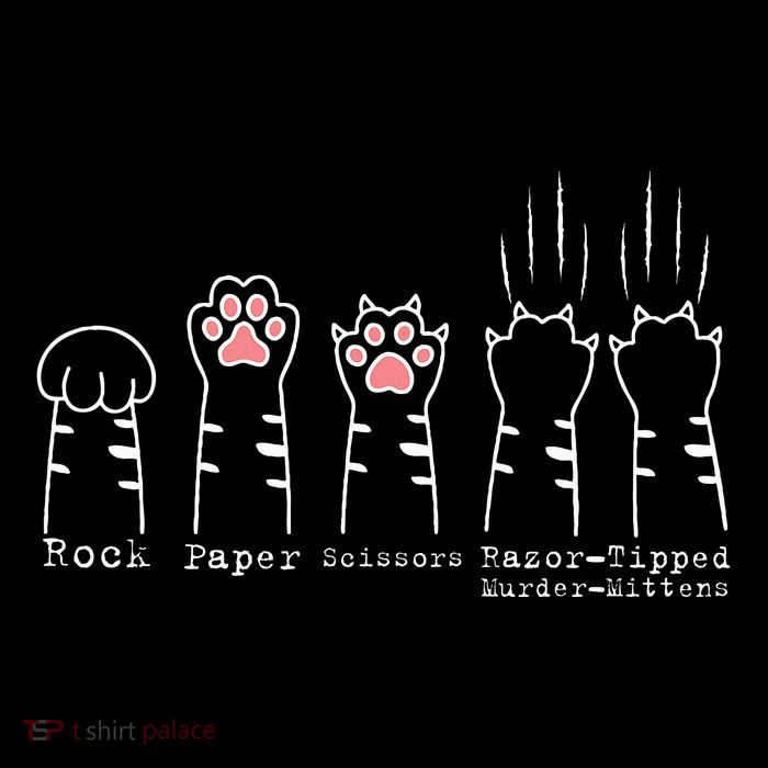 Rock Paper Scissors Cat Funny Kitten Cute Paw Toddler Sweatshirt