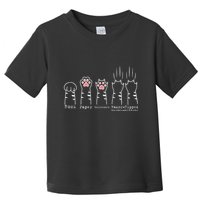 Rock Paper Scissors Cat Funny Kitten Cute Paw Toddler T-Shirt
