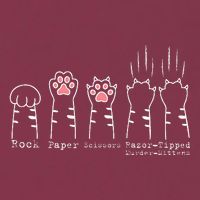 Rock Paper Scissors Cat Funny Kitten Cute Paw 16oz Travel Tumbler