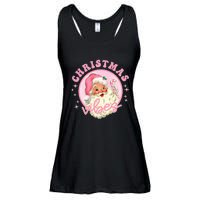 Retro Pink Santa Claus Pink Christmas Vibes Christmas Design Ladies Essential Flowy Tank