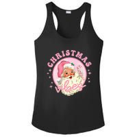 Retro Pink Santa Claus Pink Christmas Vibes Christmas Design Ladies PosiCharge Competitor Racerback Tank